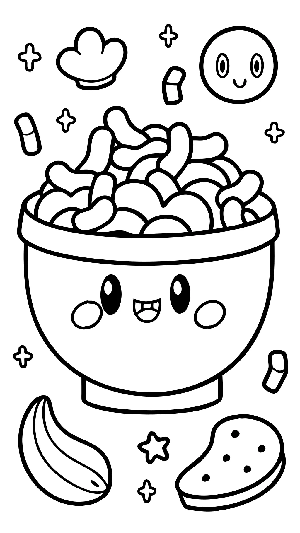 mac and cheese coloring pages